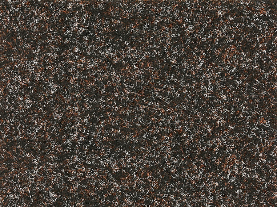 Metrážový koberec Santana 80 hnědá s podkladem resine, zátěžový - Rozměr na míru cm