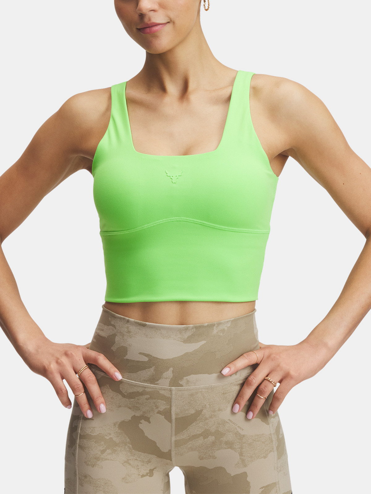 Dámské tílko Under Armour Pjt Rck Fitted Bra Tank - Dámské