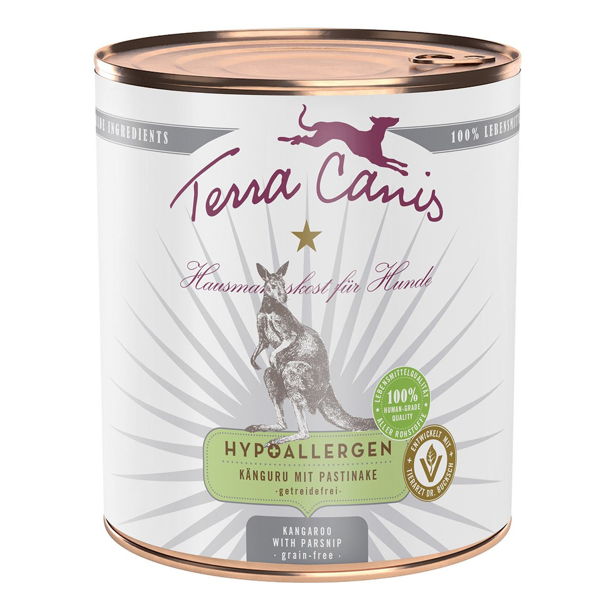 Terra Canis Hypoallergen 6 x 800 g - klokaní s pastinákem