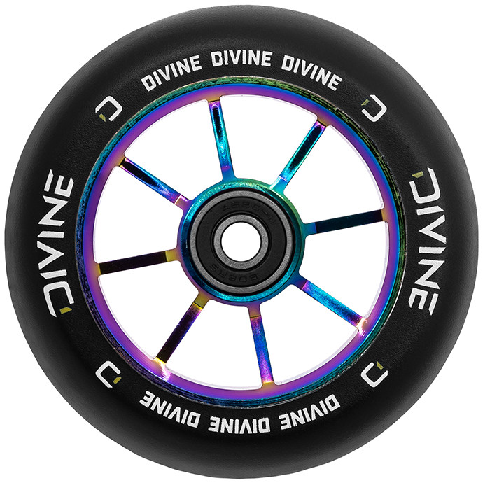 Divine - Kolečko Spoked 100mm neochrome