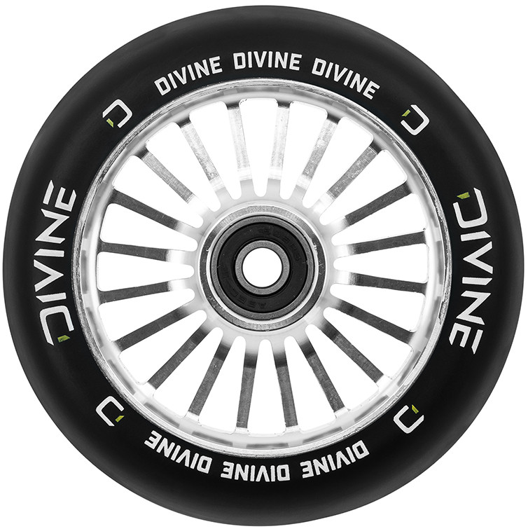 Divine - Kolečko Spoked Turbo 110mm stříbrné
