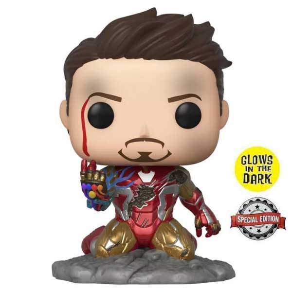 POP! Avengers Endgame: Iron Man (I Am Iron Man) Special Edition (Glows in the Dark), použitý, záruka 12 měsíců