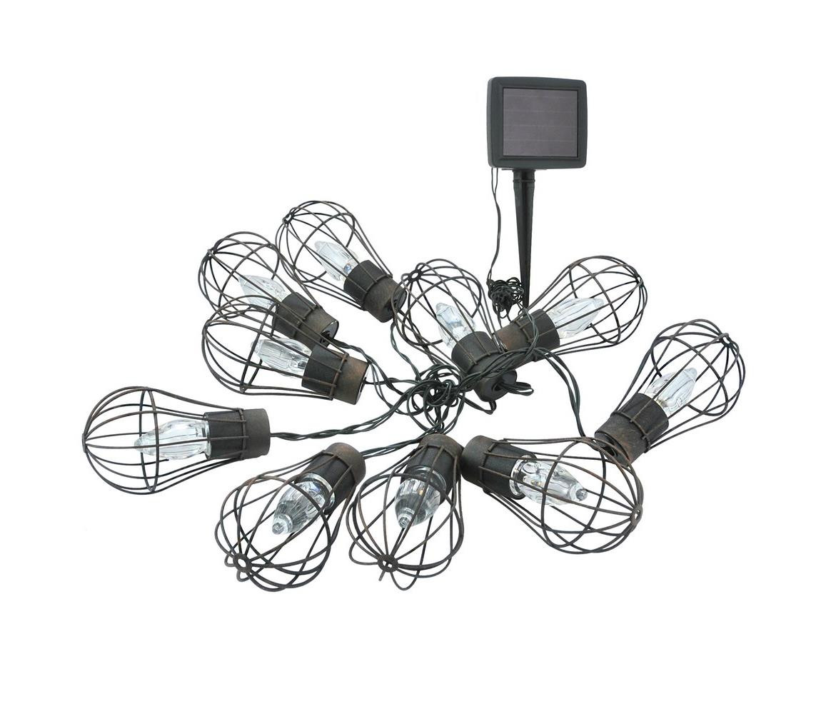LED Solární venkovní řetěz 10xLED/1xAAA 3,8 m IP44