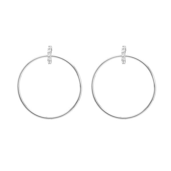 Náušnice se syntetickými kameny 136-596-485900-0000