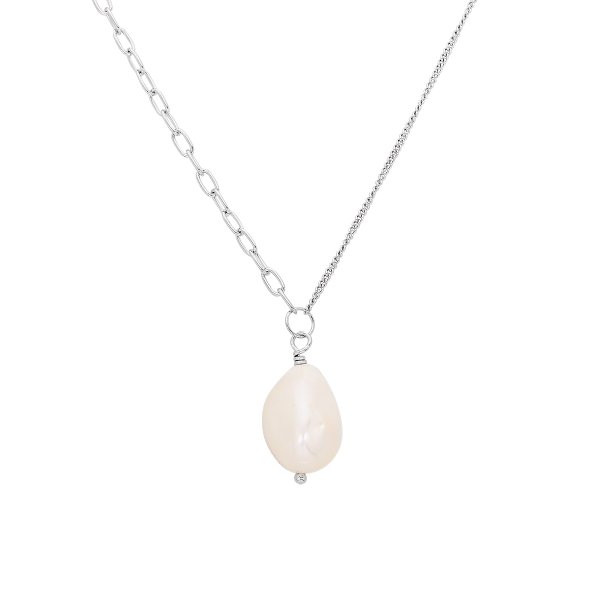 Náhrdelník se syntetickou perlou 175-286-052538-0000