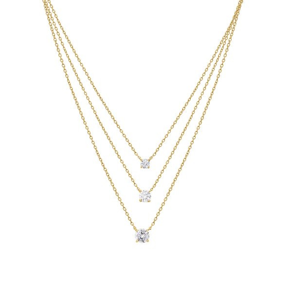 Náhrdelník se syntetickými kameny 676-487-020000-0000