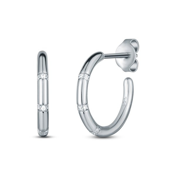 Náušnice se syntetickými kameny 136-386-008528-0000