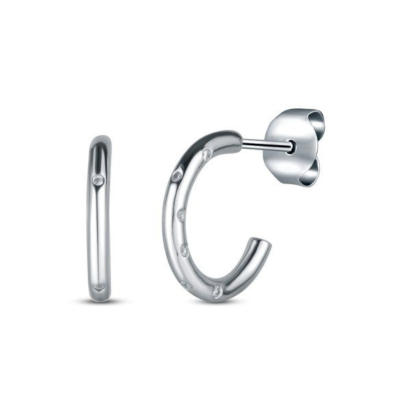 Náušnice se syntetickými kameny 136-386-008385-0000