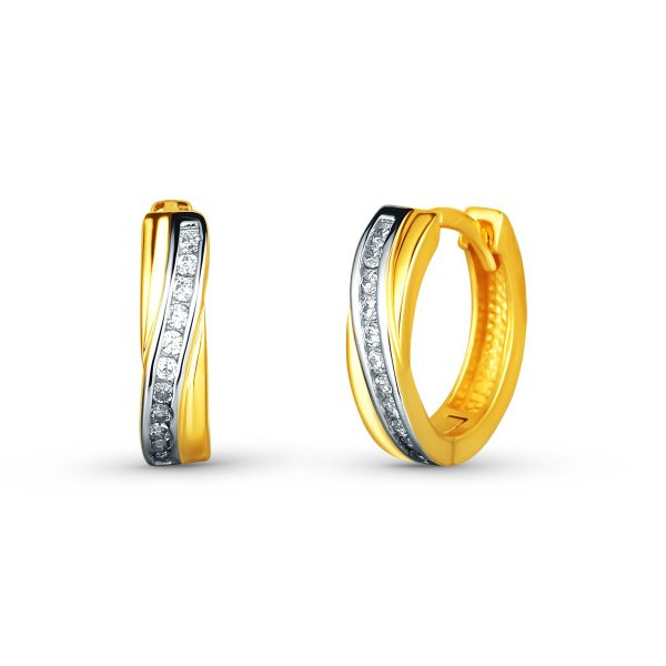 Náušnice se syntetickými kameny 236-573-000800 3.30g