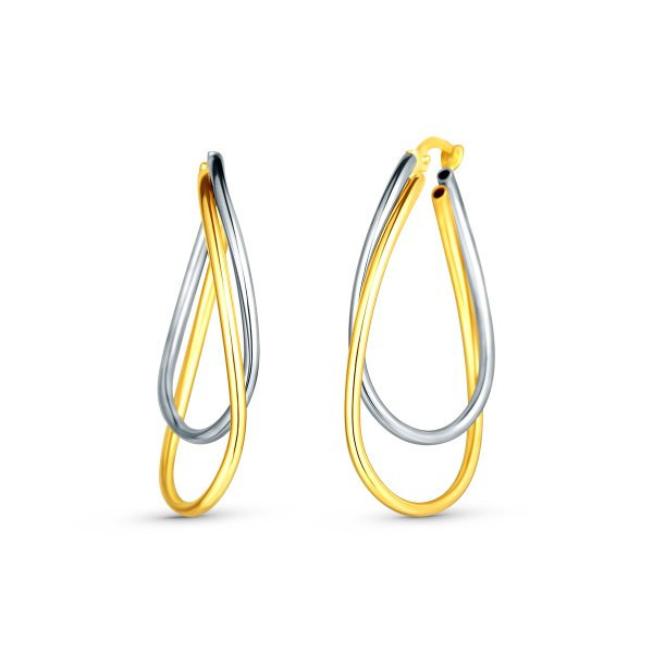 Náušnice bez kamenů 231-573-094156 2.50g