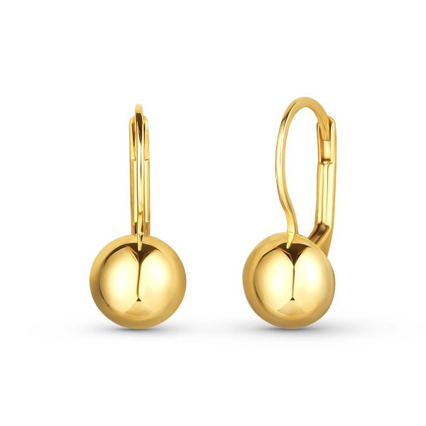 Náušnice bez kamenů 231-573-004418 2.00g