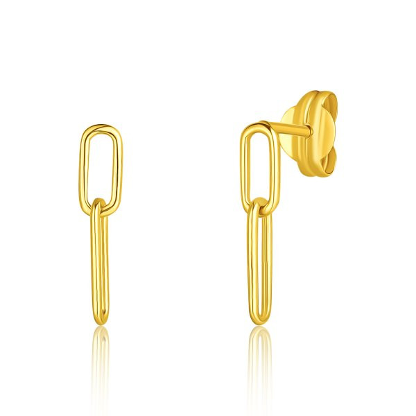 Náušnice bez kamenů 231-308-047189 0.55g