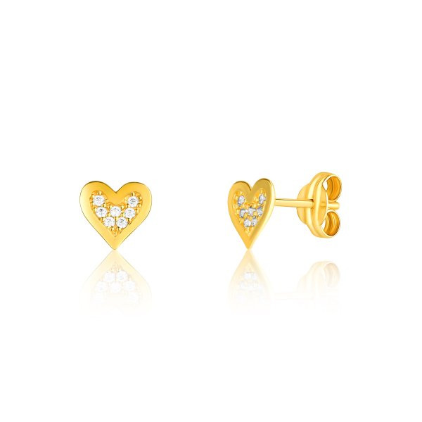 Náušnice se syntetickými kameny 236-308-046489 0.60g