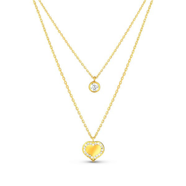 Náhrdelník se syntetickými kameny 276-573-023300 3.05g