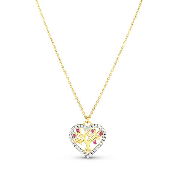 Náhrdelník se syntetickými kameny 276-573-240500 2.30g