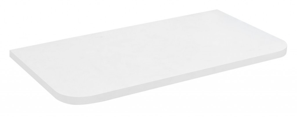 SAPHO ZORBA deska Rockstone 41x22,5cm, bílá mat LT113-0101