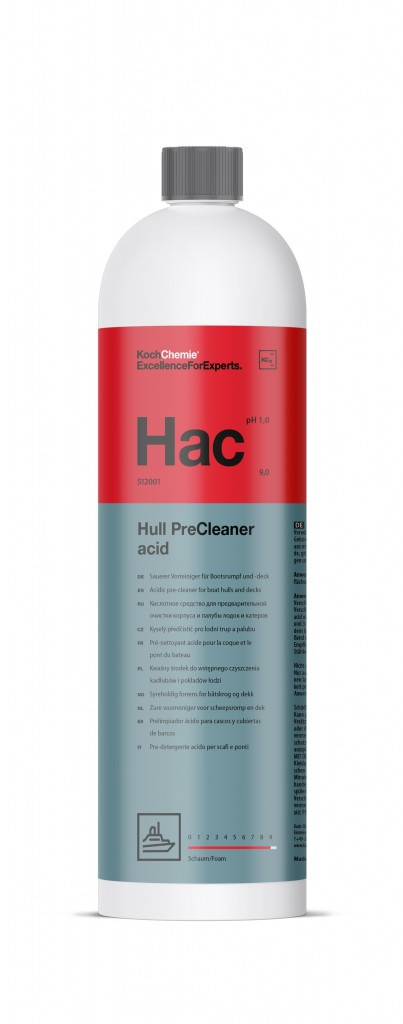 Koch Chemie Kyselý předčistič pro lodní trup a palubu Koch Hull Precleaner acid 1 l č.512001 EG4512001