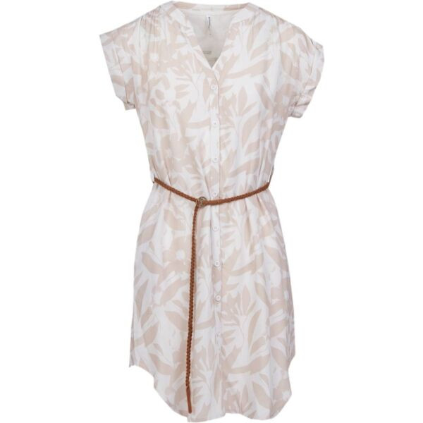 FUNDANGO MONA Dámské šaty, béžová, velikost