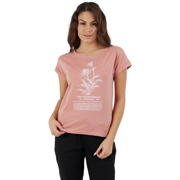FUNDANGO LIMA Dámské tričko, růžová, velikost