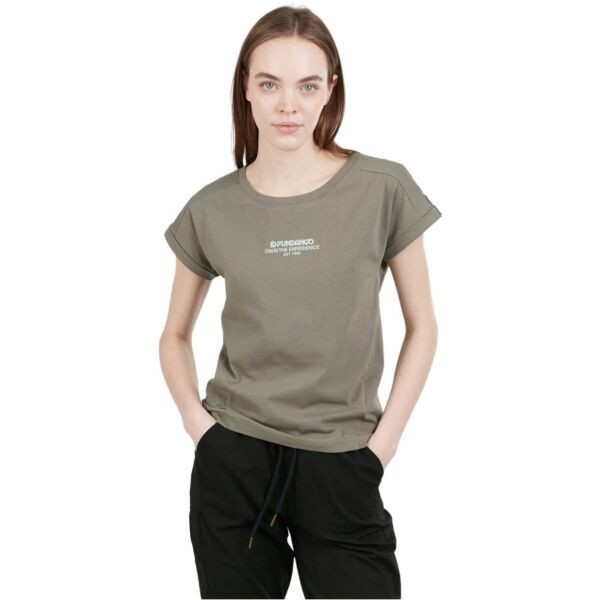 FUNDANGO LIMA Dámské tričko, khaki, velikost