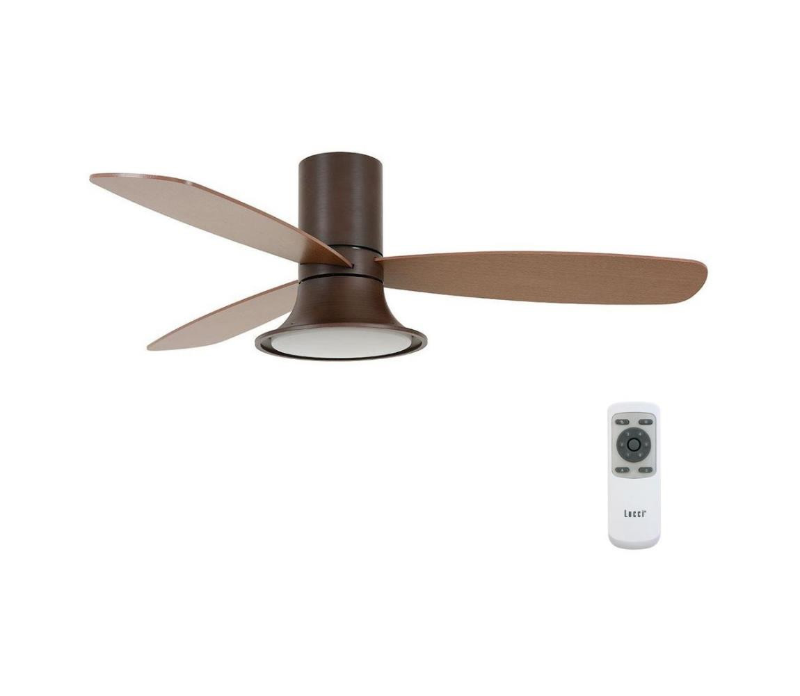 Lucci air Lucci Air 210663 - LED Stmívatelný látor FLUSSO 1xGX53/18W/230V hnědá + DO