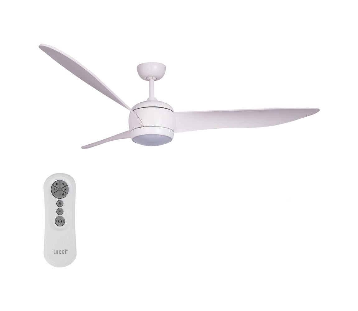Lucci air Lucci air 512911 - LED Stropní látor AIRFUSION LED/20W/230V dřevo/bílá + DO