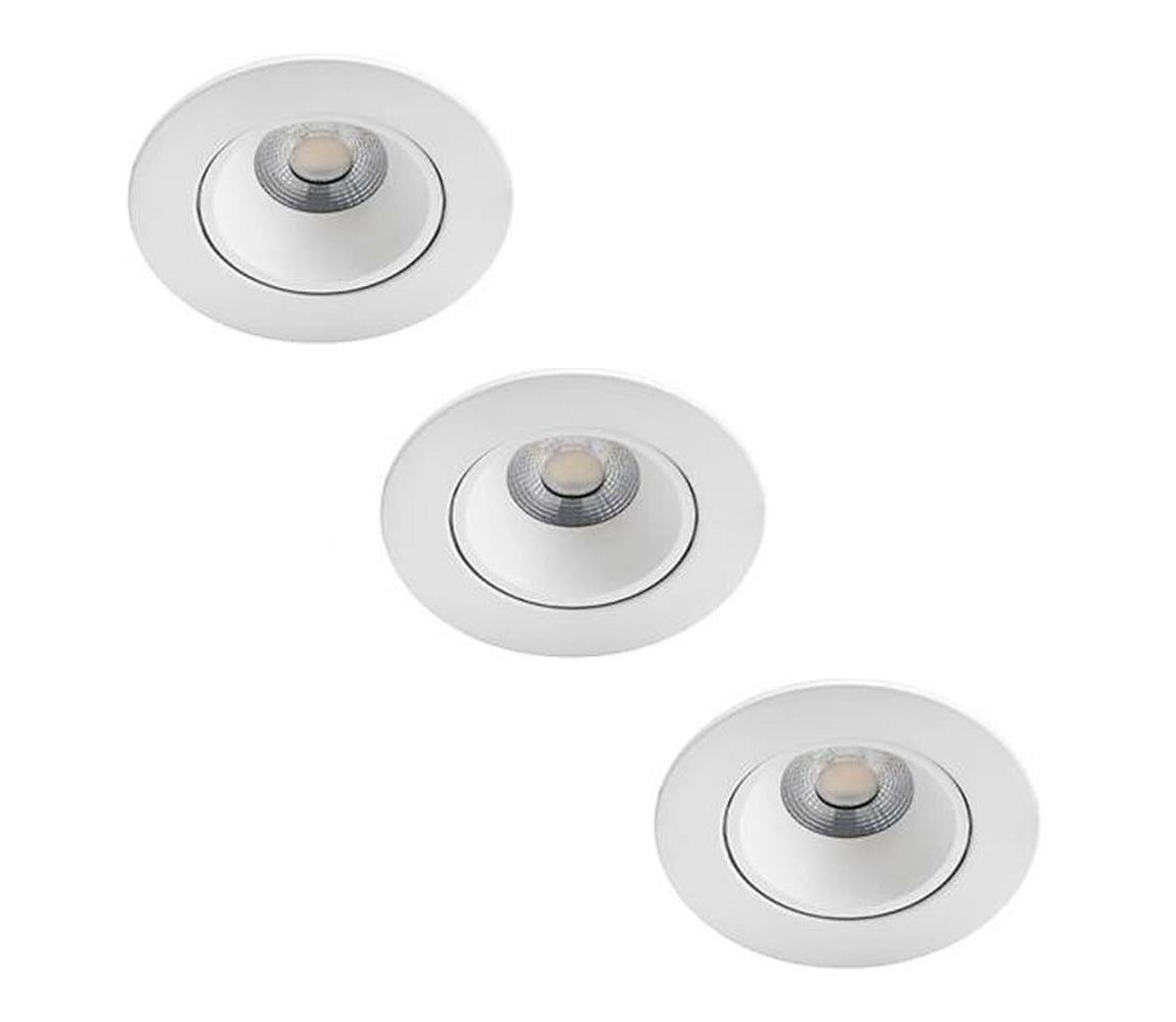 Philips Philips - SADA 3x LED Stmívatelné koupelnové svítidlo ABROSA LED/9W/230V IP44