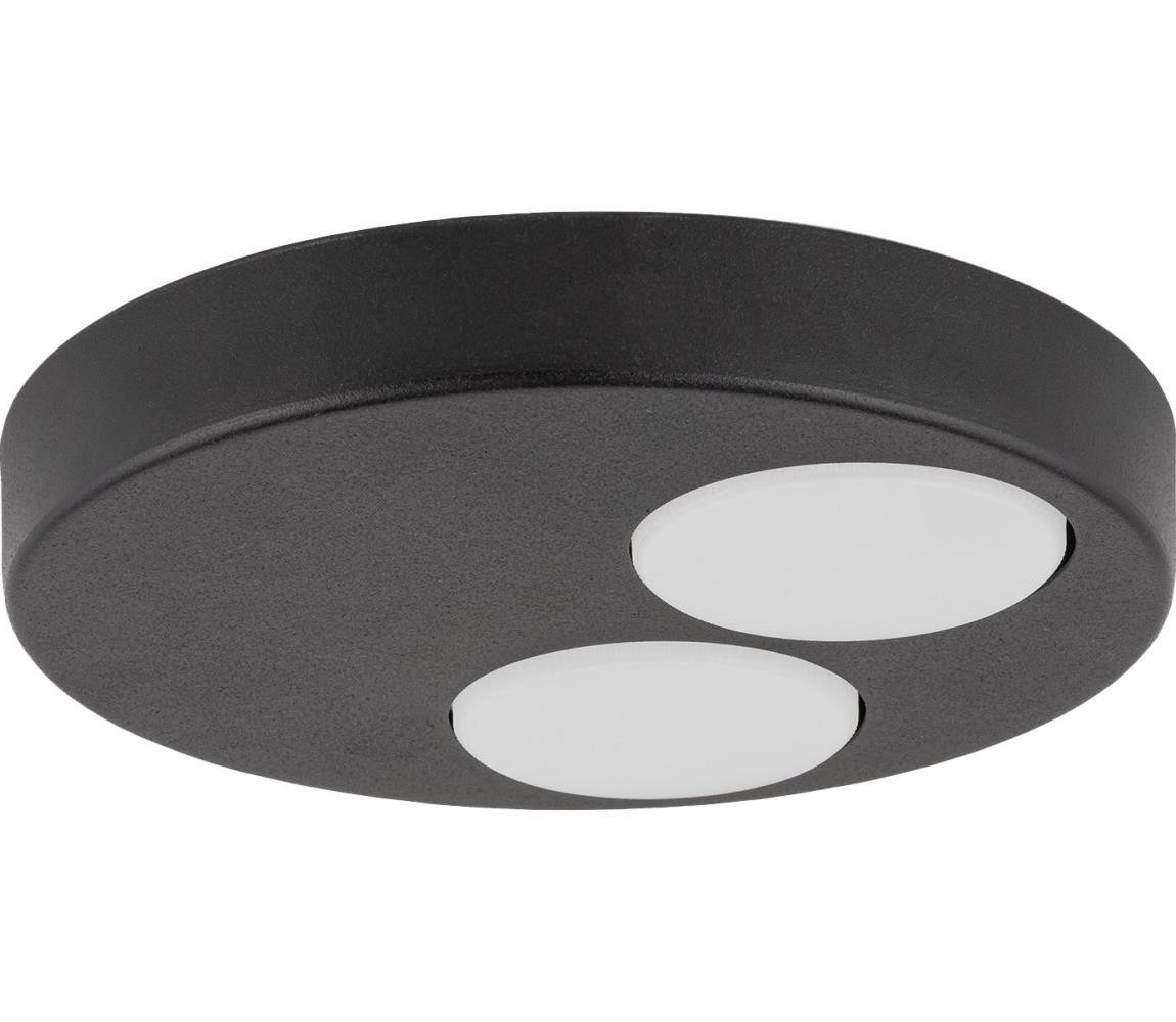 Stropní svítidlo BROS 2xGX53/12W/230V černá