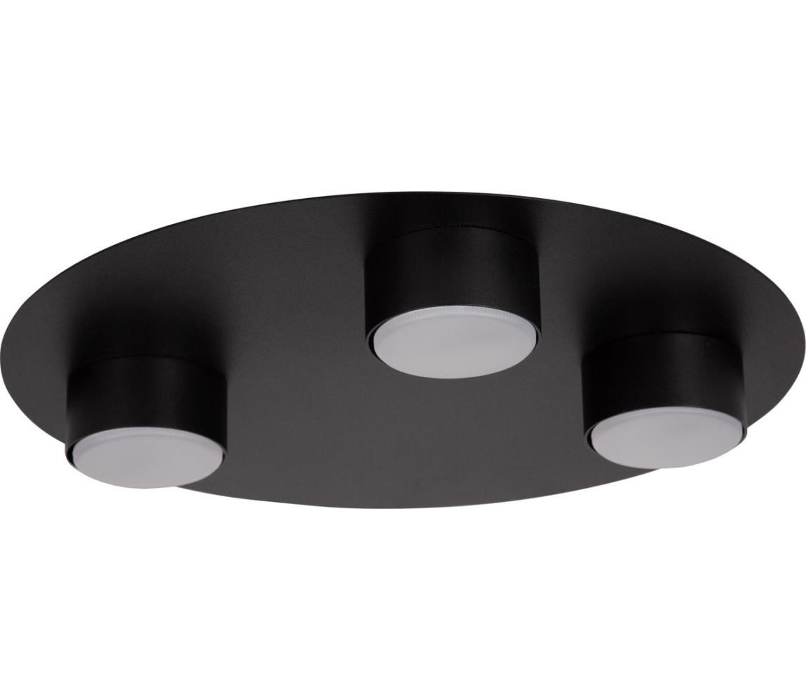 Stropní svítidlo STAR 3xGX53/12W/230V černá