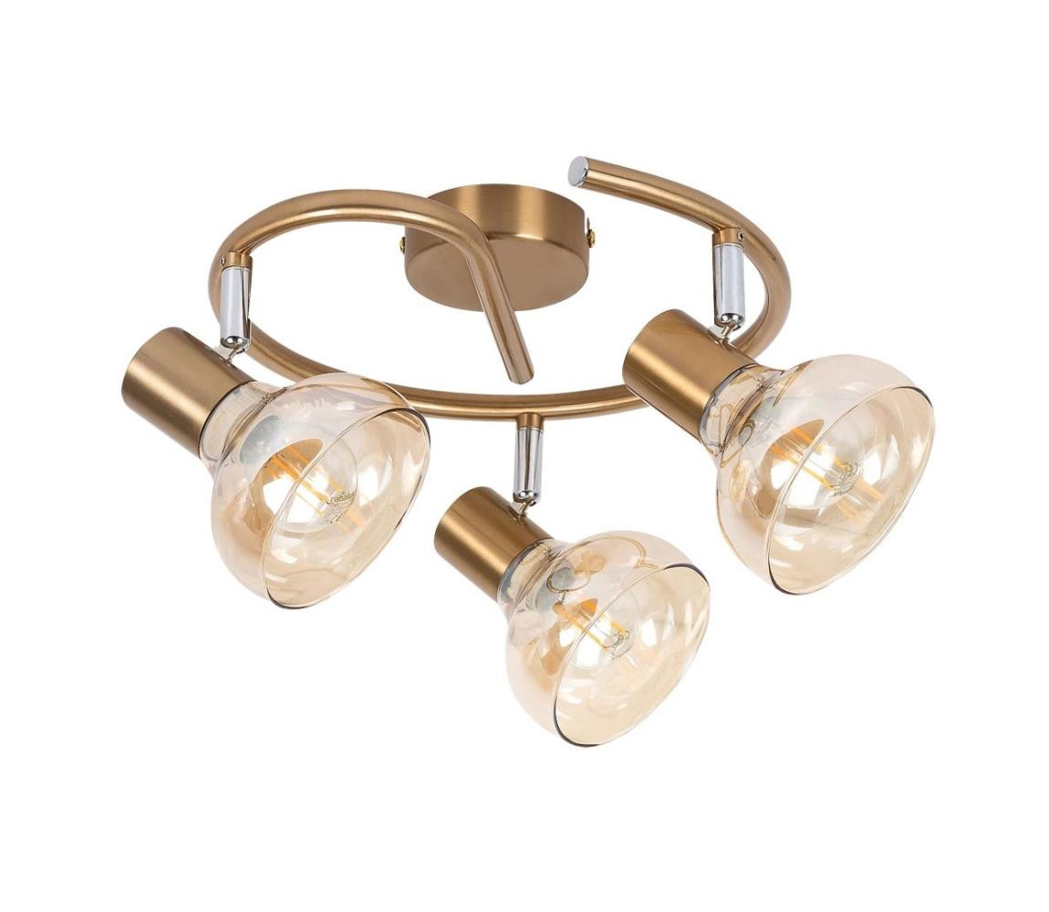 Rabalux Rabalux 5549 - Bodové svítidlo HOLLY 3xE14/40W/230V zlatá
