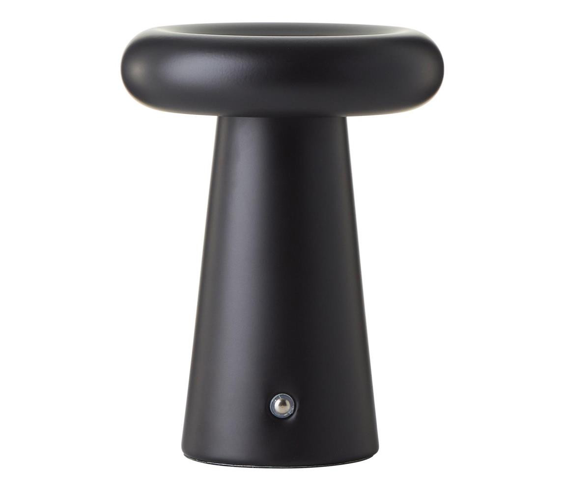 Brilliant Brilliant -LED Stmívatelná dotyková stolní lampa MUFFIN LED/3W/5V USB IP44 černá