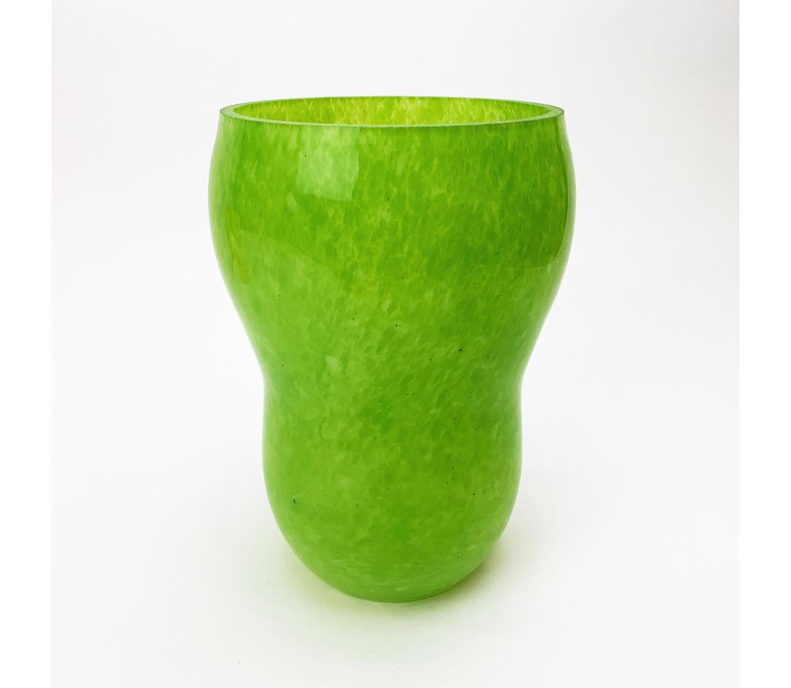 Skleněná váza 20cm zelená