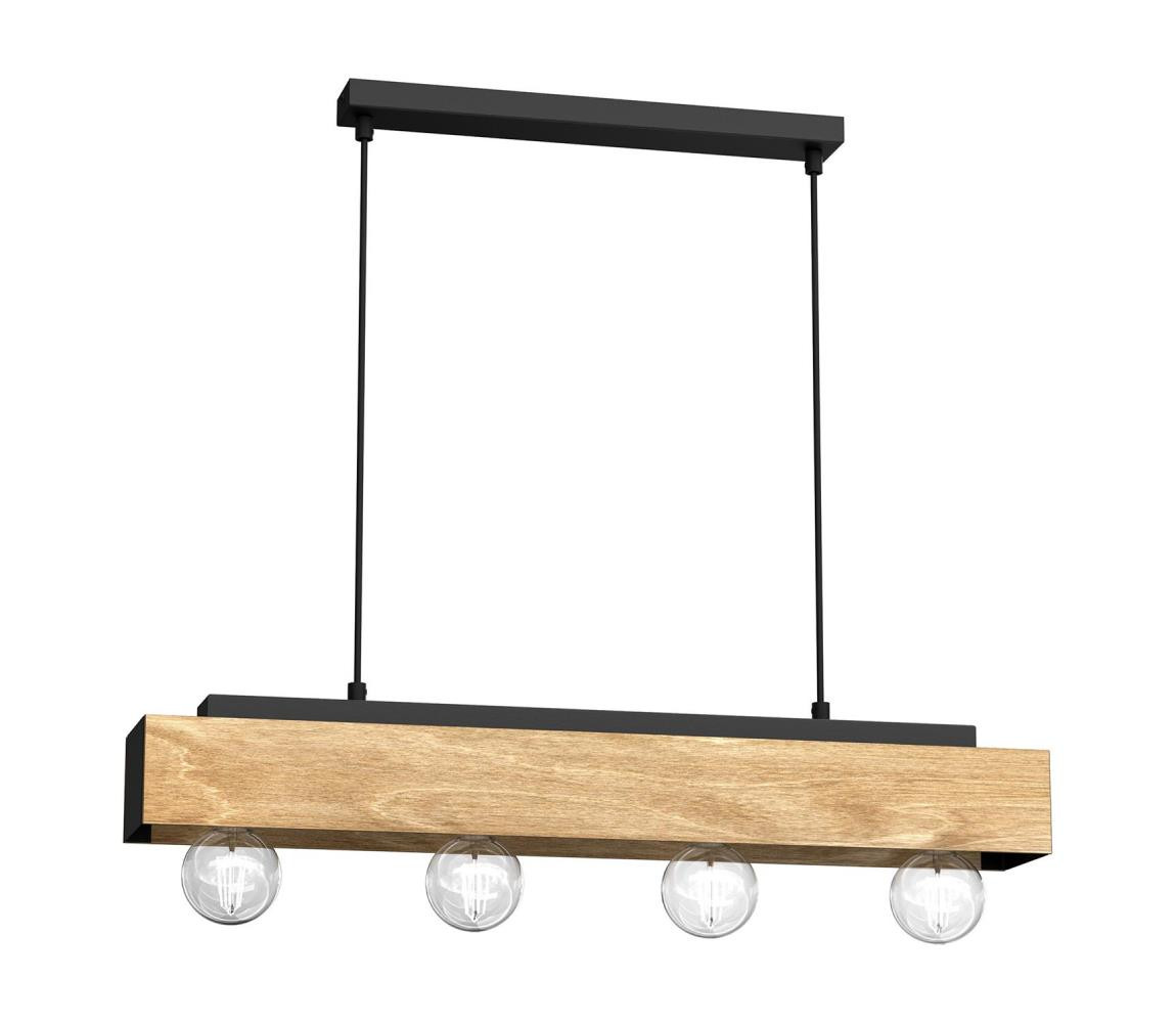 Lustr na lanku MILUZA 4xE27/15W/230V