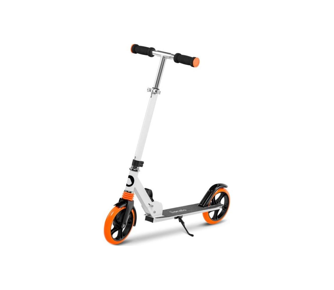 Lionelo Lionelo - Dětská koloběžka LUCA bílá/oranžová