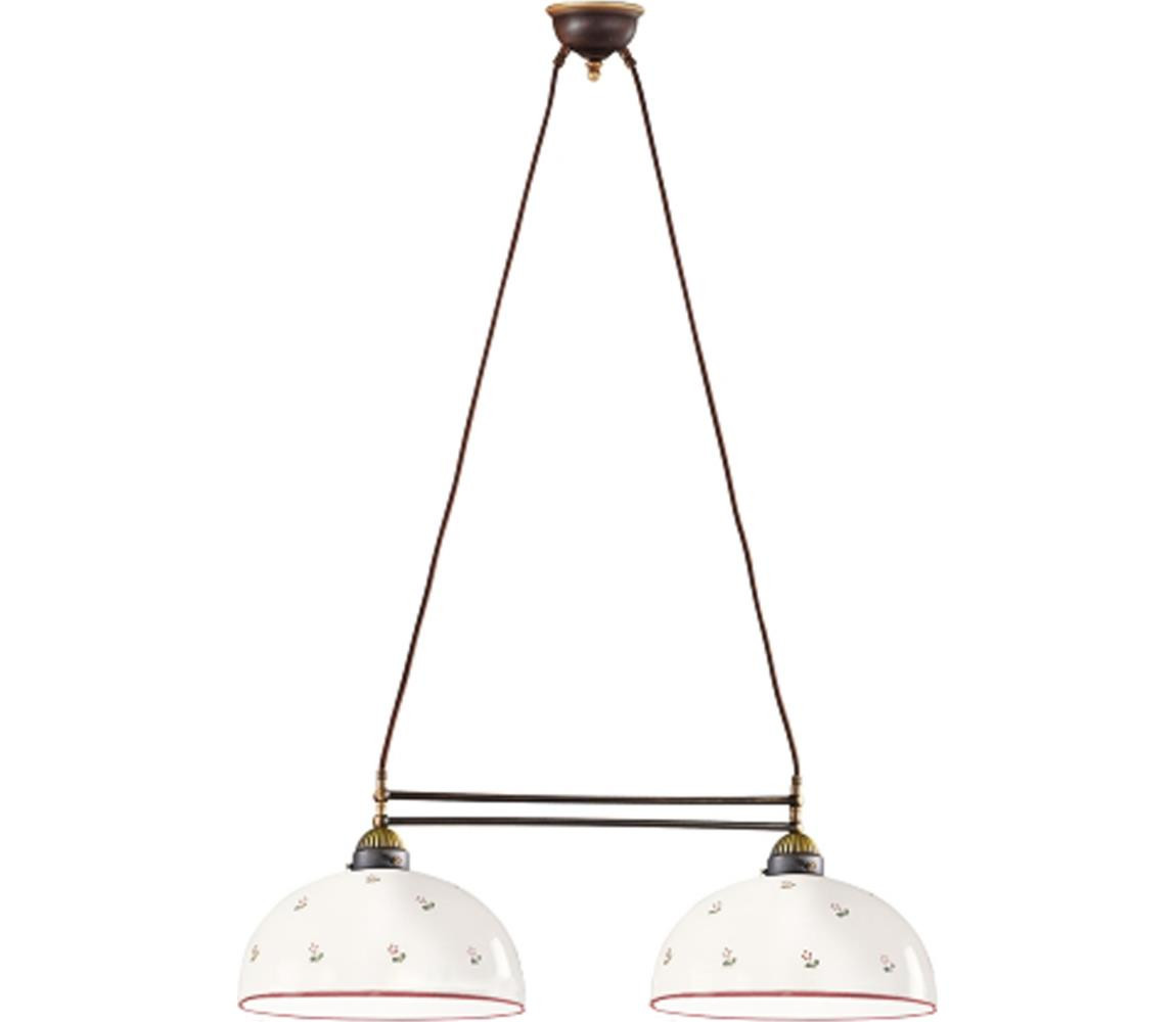 Kolarz Kolarz 731.82.68 - Lustr na lanku NONNA 2xE27/75W/230V červená