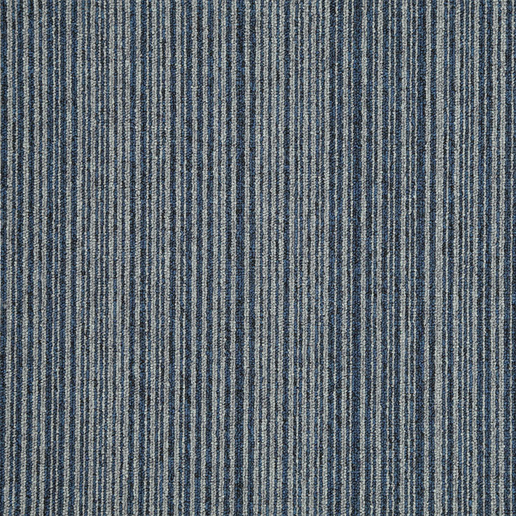 Kobercový čtverec Cobra Lines 5661 modrá 50 x 50 cm - 50x50 cm