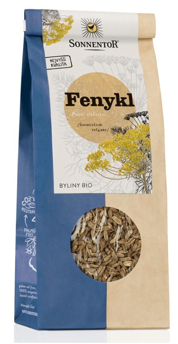 Sonnentor - Fenykl celý, sypaný, BIO, 200 g