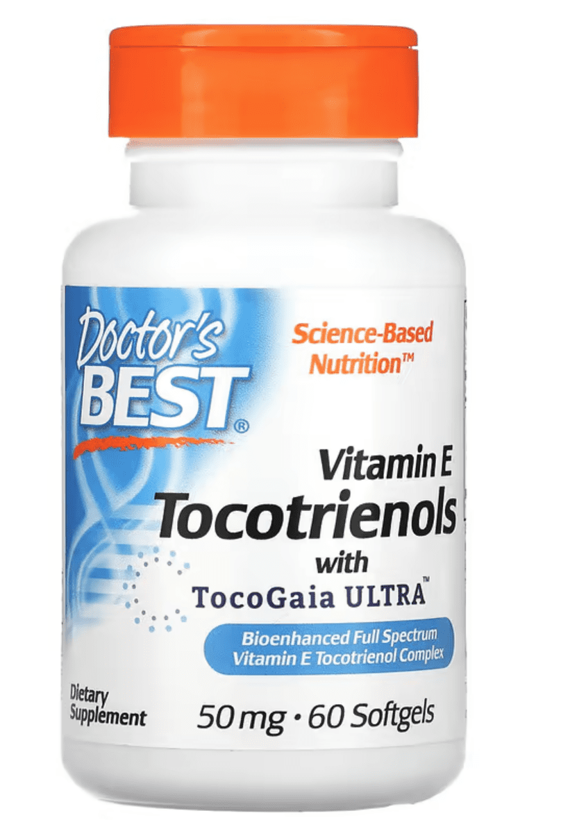 Doctor's Best Doctor’s Best Vitamin E Tocotrienols, 50 mg, 60 softgelových kapslí