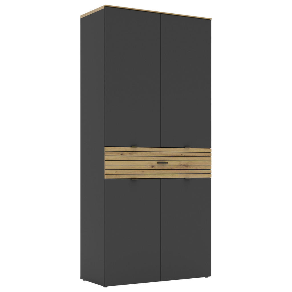 Voleo BOTNÍK, barvy grafitu, dub artisan, 90/196/41 cm