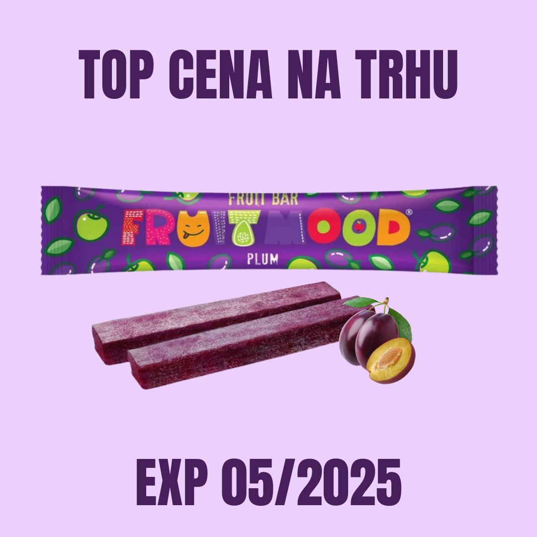 Sergio Ovocná tyčinka Fruit Mood švestka 20 g EXP 05/2025