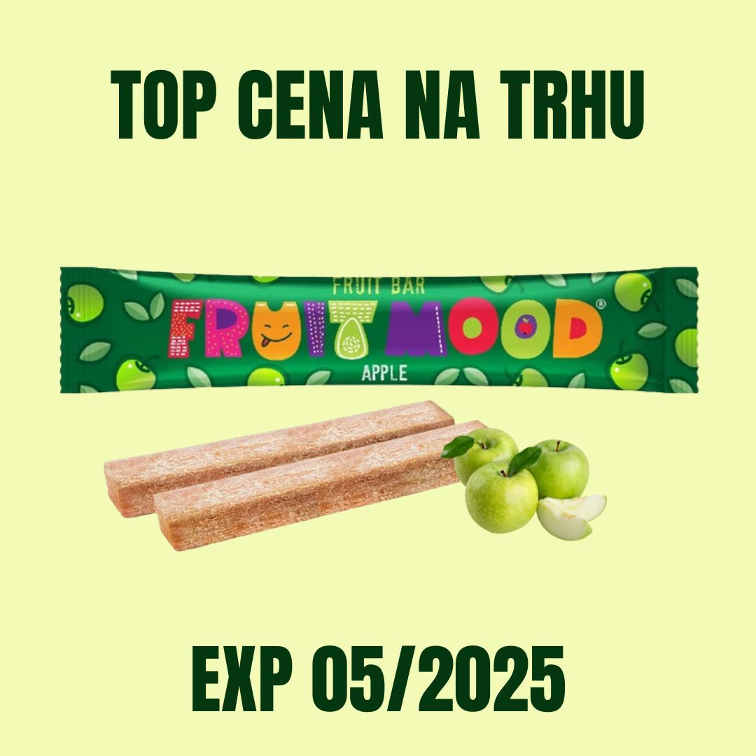 Sergio Ovocná tyčinka Fruit Mood jablko 20 g EXP 05/2025