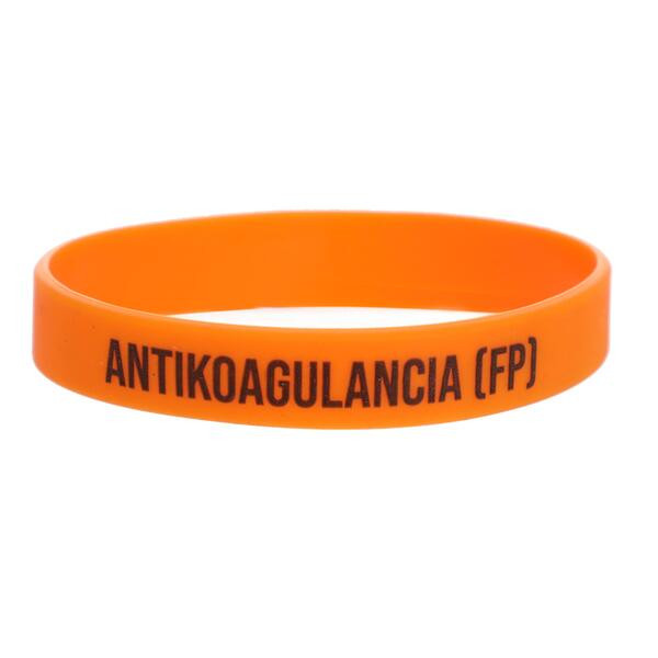 Silikonový náramek záchrany – Antikoagulancia (FP)