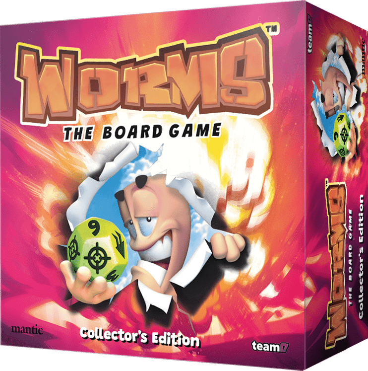 Mantic Games Poškozené - Worms - The board game (Mayhem pledge EN)