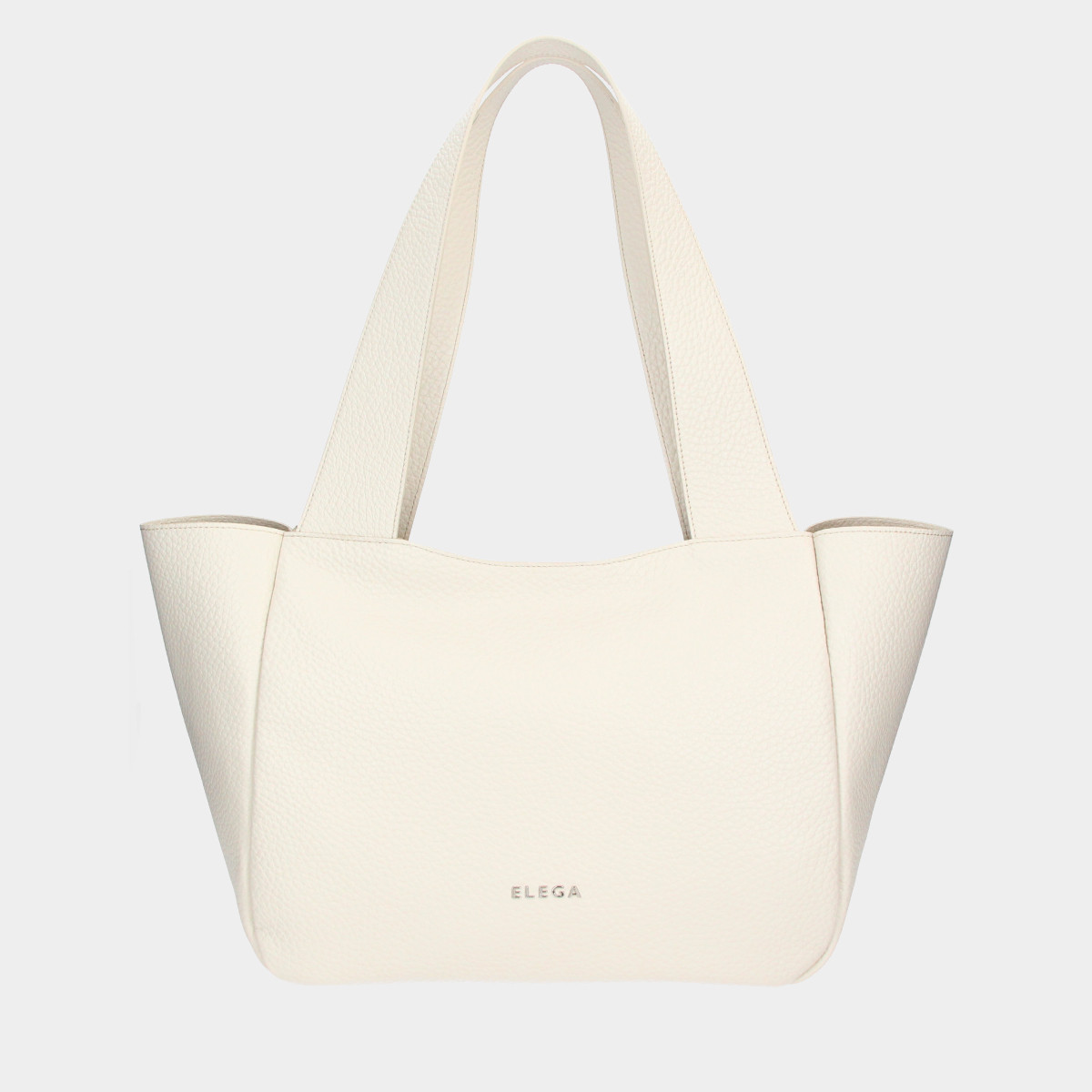 ELEGA Shopper Ivory offwhite/stříbro