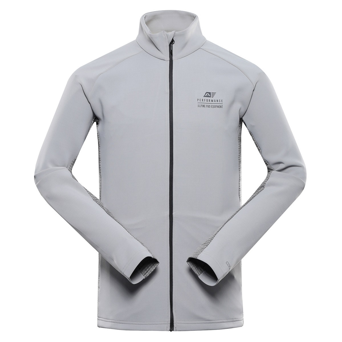 Pánská rychleschnoucí mikina alpine pro goll 2  šedá m