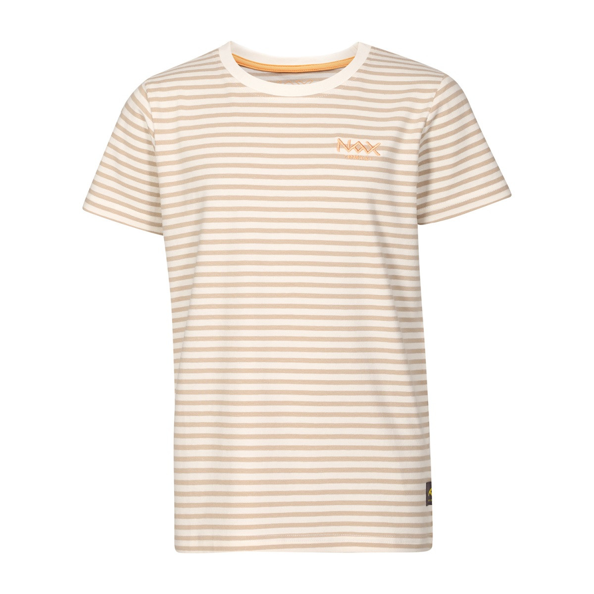 Dětské bavlněné triko nax asefo béžová 104-110