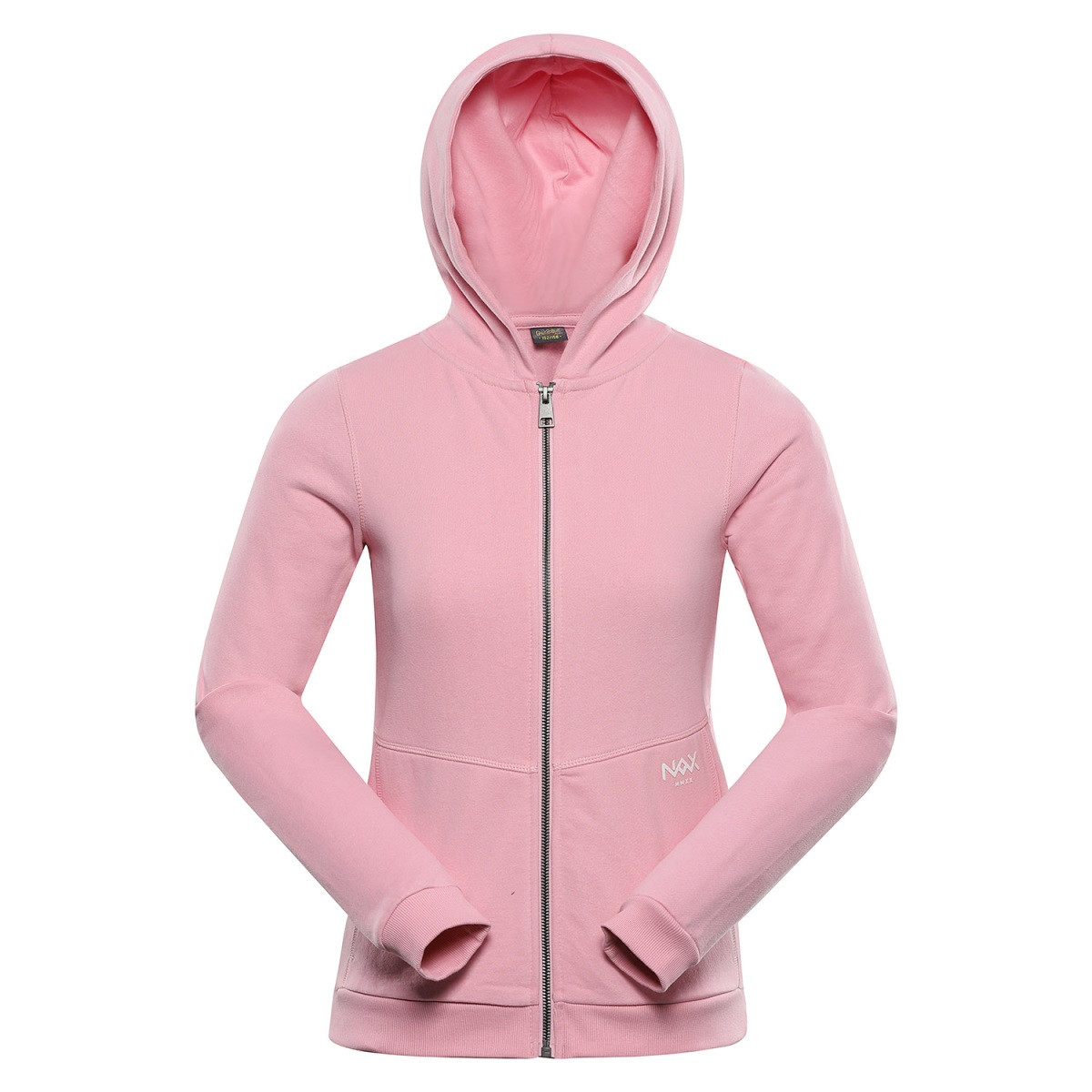 Dětská bavlněná mikina nax moldo růžová 104-110