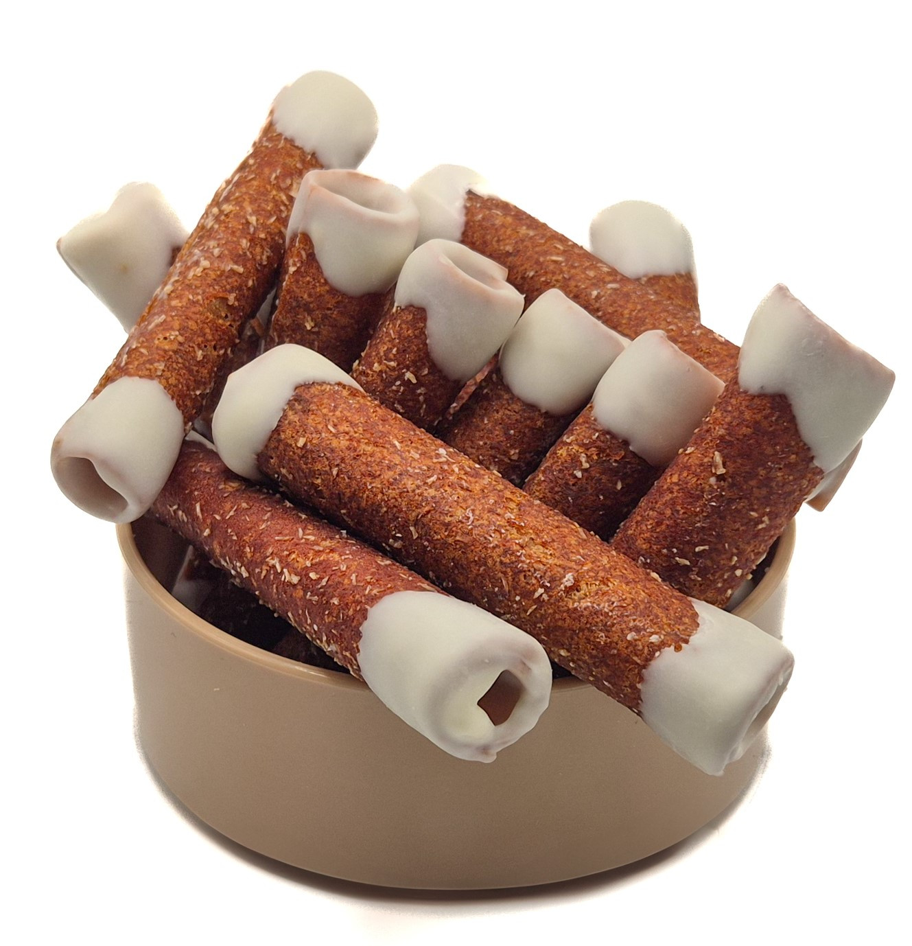 Veselá Veverka Jablečné trubičky v jogurtu 100 g