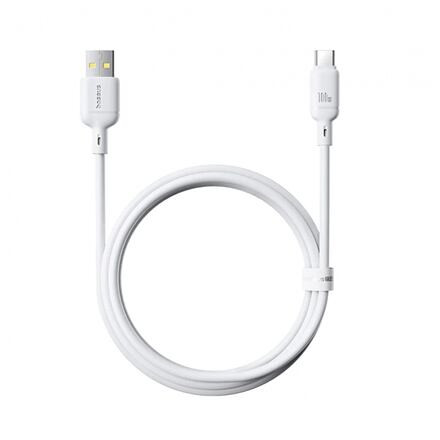 Rychlonabíjecí kabel Baseus Silky USB/USB-C 1m 100W bílý