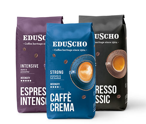 Eduscho Ochutnávkový set 3kg zrnkové kávy